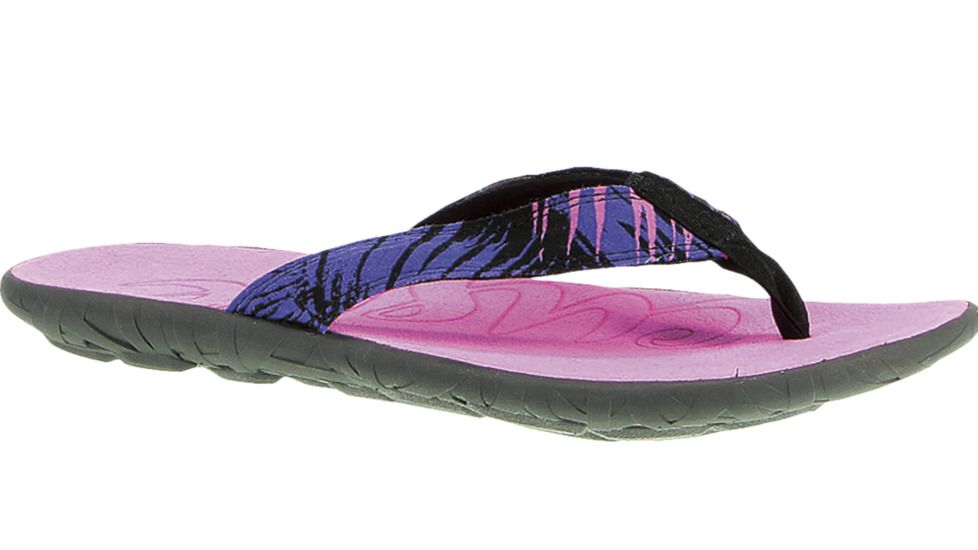Cushe Flipper Sandal - Women's-Black/Multi Tropical-Medium-38