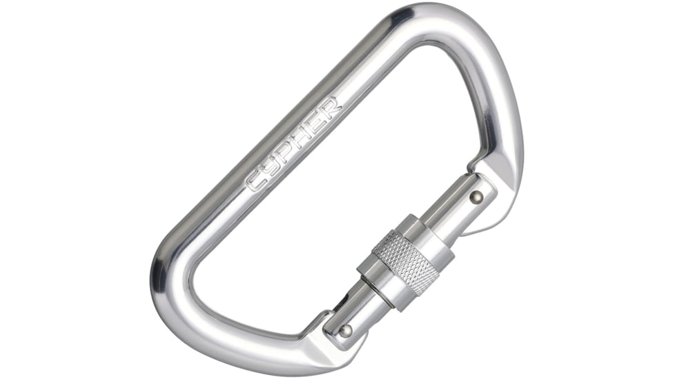 Cypher D Screw Gate Carabiner