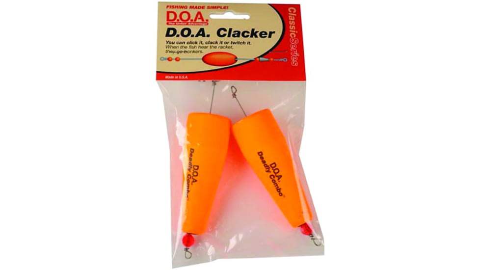 D.O.A. Popper Clacker, 2/Pack, 62999