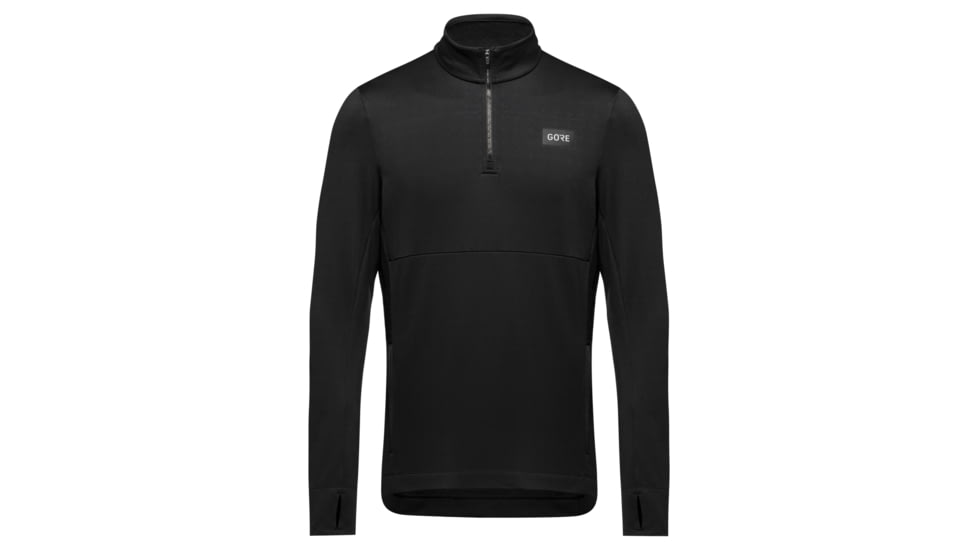GOREWEAR Everyday Thermo 1/4-Zip Mens in Black XL Regular fit EF266320, 100939-9900-XXL