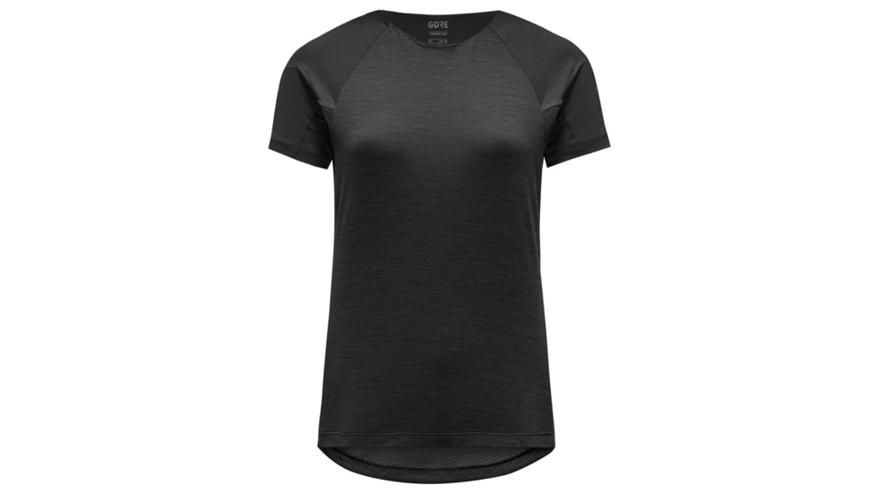 GOREWEAR Vivid Running Shirt Womens in Black Small 4-6 Slim fit 1739DE5E, 100757-9900-38