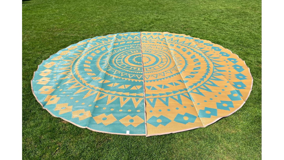 Life Intents Boho Style Bell Tent Floor Matting Cover 5M, Multi, 16ft, 7736450875604