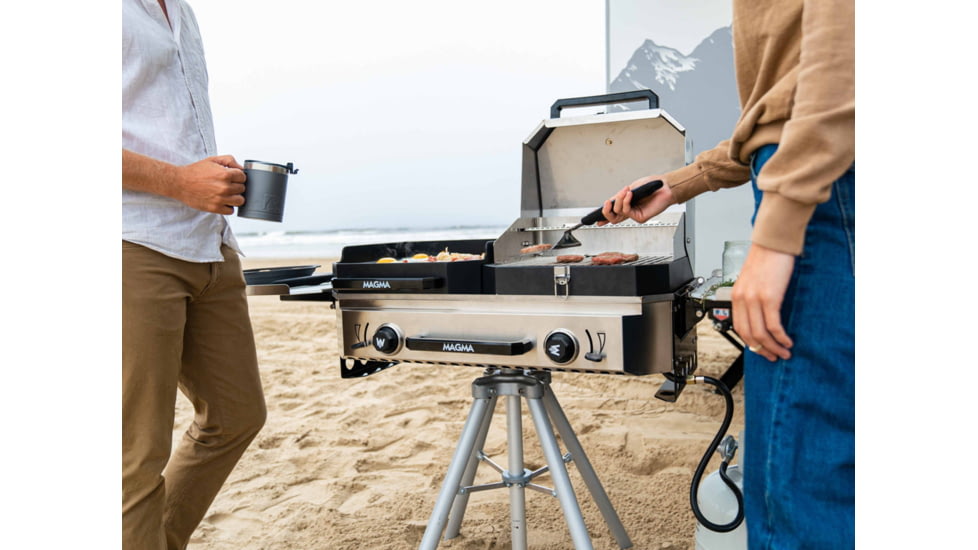 Magma Crossover Double Burner w/ Grill, Griddle, Pizza Top Bundle, Multi, One Size, CO10-114