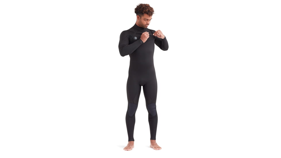 Body Glove Phoenix 3/2mm Mens Chest-Zip Fullsuit - Black 340CB23C, MS, Black, 19110-BLK-MS