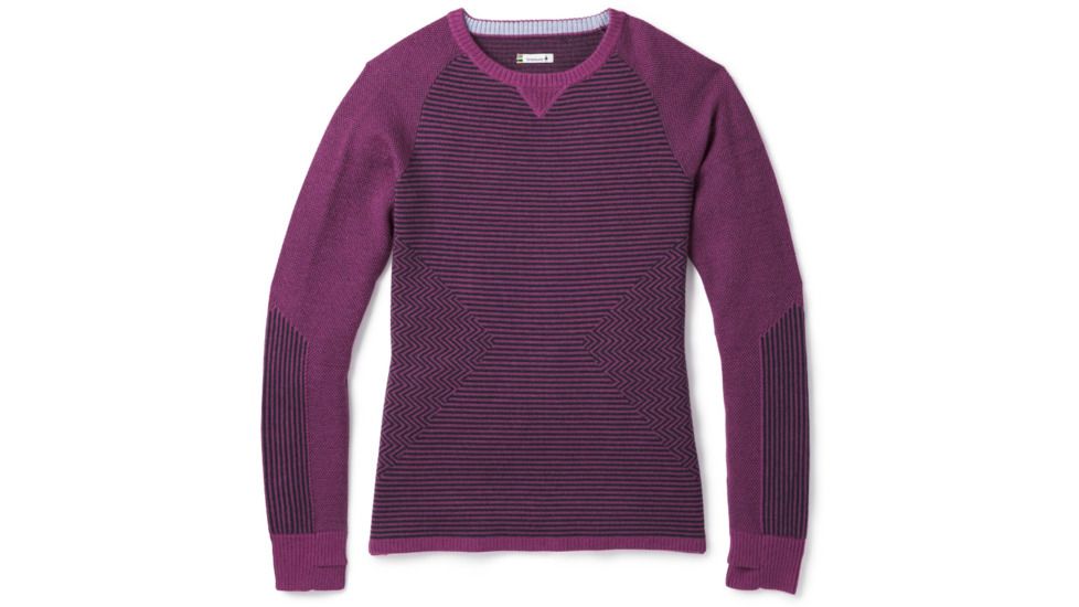 Smartwool Dacono Ski Sweater-Women's, Deep Navy Heather, Extra Small, SW000316108-XS