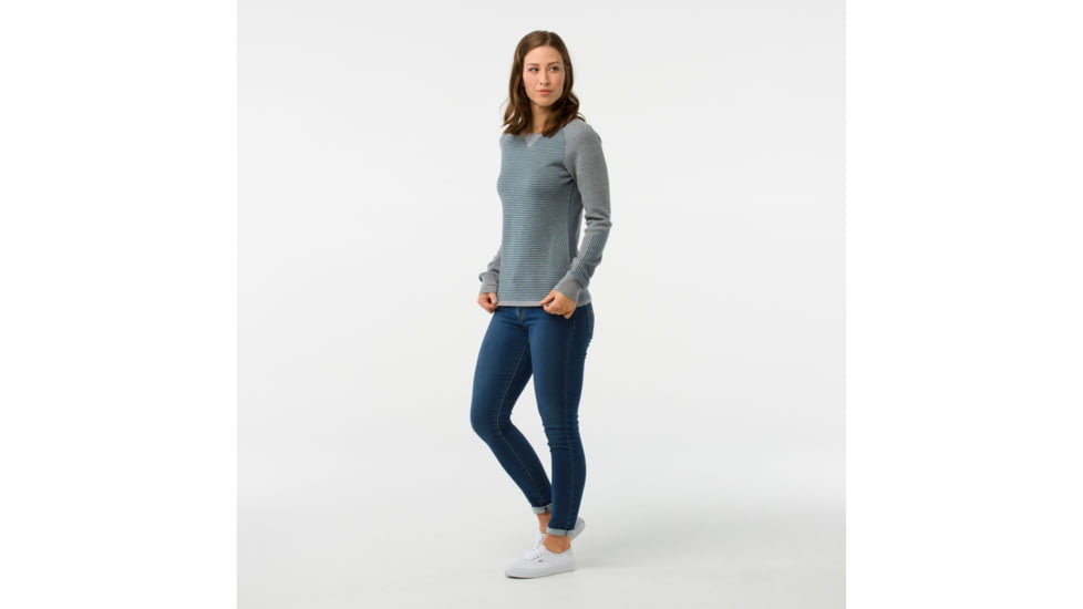 Smartwool Dacono Ski Sweater-Women's, Mediterranean Green H, Extra Large, SW000316A60-XL