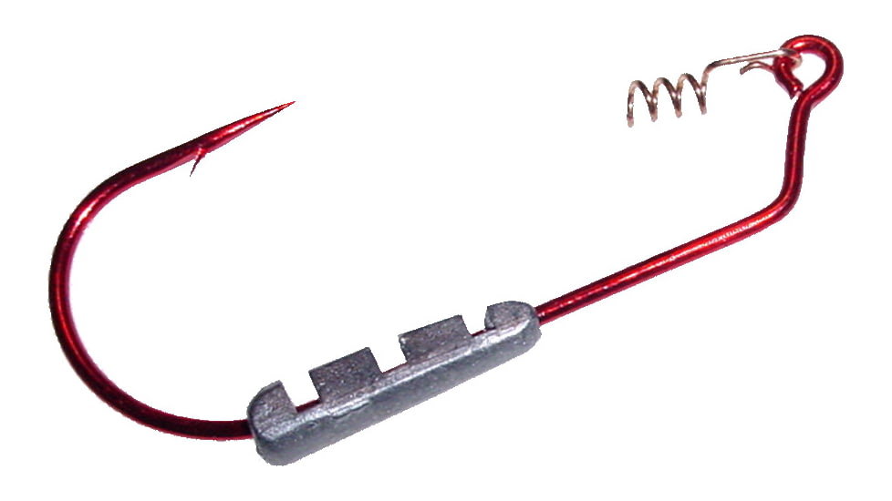Daiichi Butt Dragger Bleeding Bait, Back Weighted D.O.A. Pinch Weight, Size 4/0, 3 Pack, D67Z 4/0