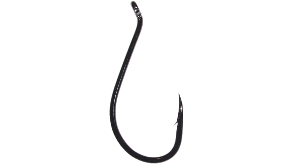 Daiichi Octopus Hook, Standard Point, Wide Gap Offset, Up Eye, Black Nickel, Size 4/0, 5 per Pack, D18Z-4/0