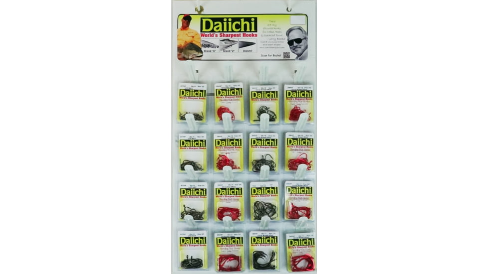 Daiichi Saltwater 16 Peg Value Packs, 4 per Pack, KIK-DSVP