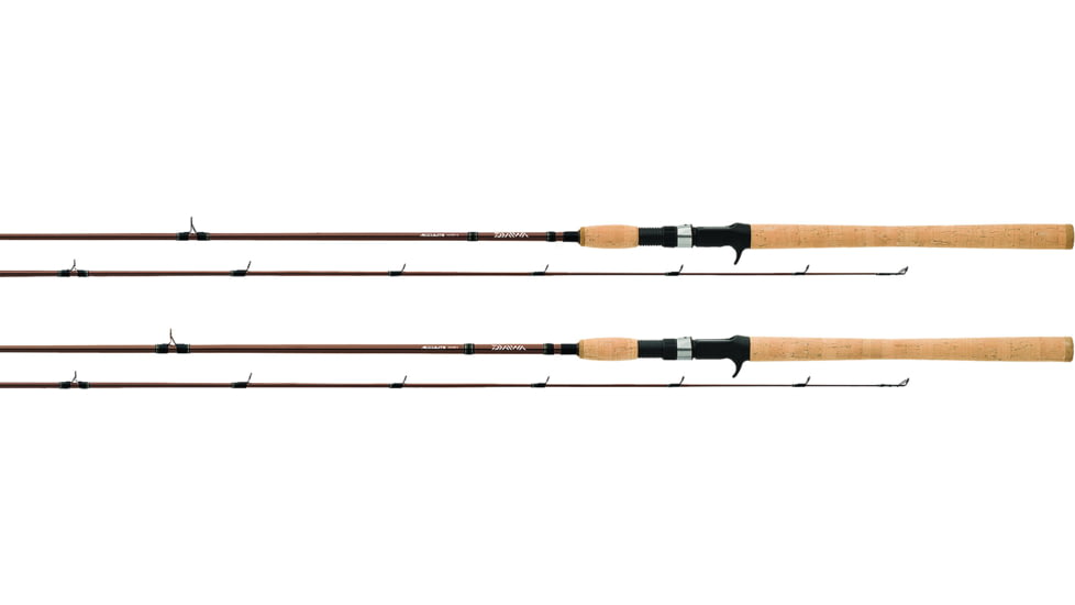 Daiwa Acculite Trigger Grip Cast Rod, 2 Piece, Fast, Medium, 3/8-1oz Lures, 8lb - 17lb, 10 Guides, 86, ACSS862MFB