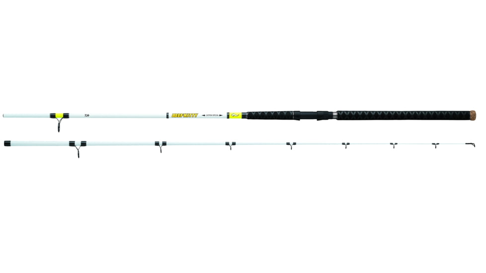 Daiwa Beef Kitty Catfish Spinning Rod, 10ft, Heavy, Moderate Fast, 2 Pieces, BFK1002HRS