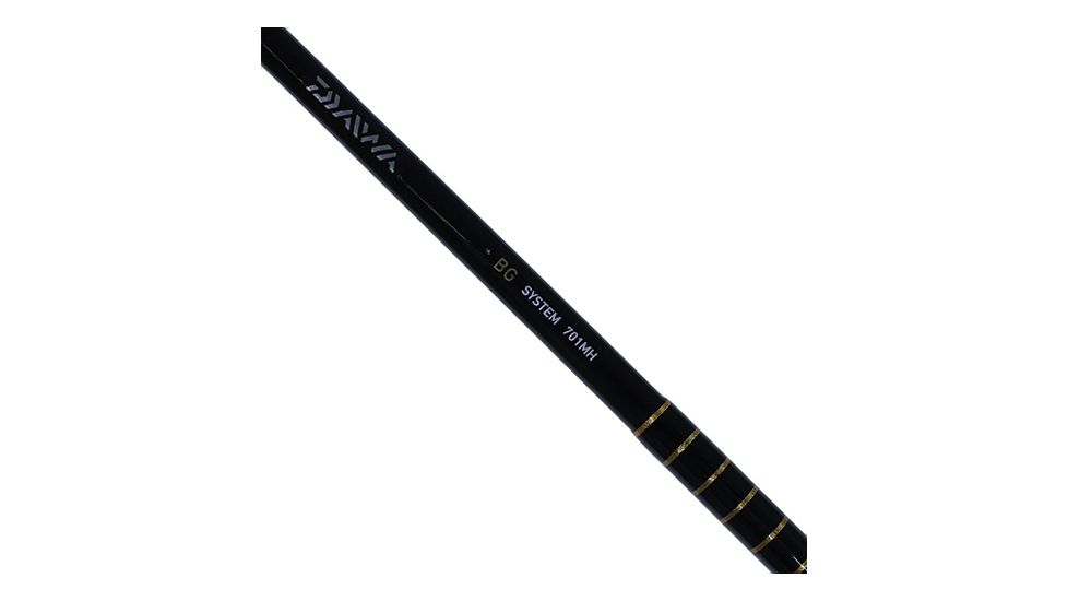 Daiwa BG 4000 Spinning Rod and Reel Combo, 7ft, Medium Heavy, 1 Piece, 6+1, BG4000/701MH