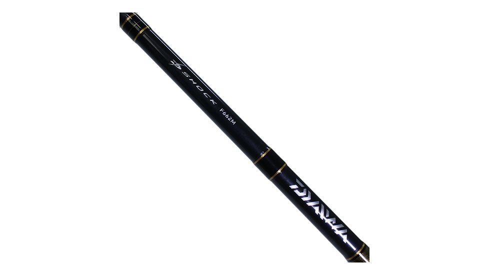 Daiwa D-Shock Spinning Rodand Reel Combo, 10 lb Test Mono, 6ft6, Mediu, 2 Pieces, 1BB, DSK25-B/F662M-10C