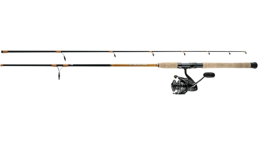 Daiwa Eliminator Saltwater Spinning Combo - 5+1, 7ft, Medium Light, 1 Piece, ELTR25G701ML
