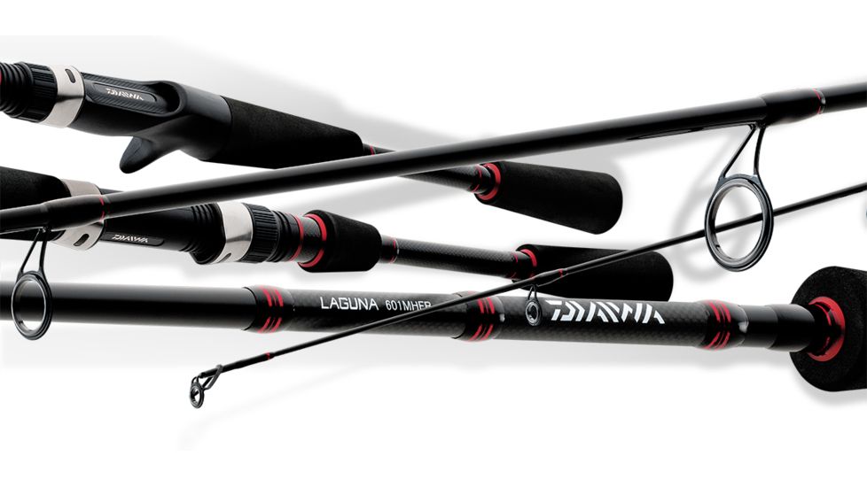 Daiwa Laguna Spinning Rod, 6ft, Medium, Moderate, 1 Piece, LAG601MFS