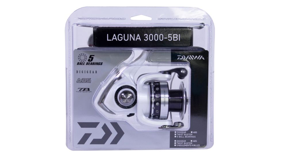 Daiwa Laguna Spin REEL CP, 5 + 1, 5.3 1 LAGUNA4000-5BI-CP