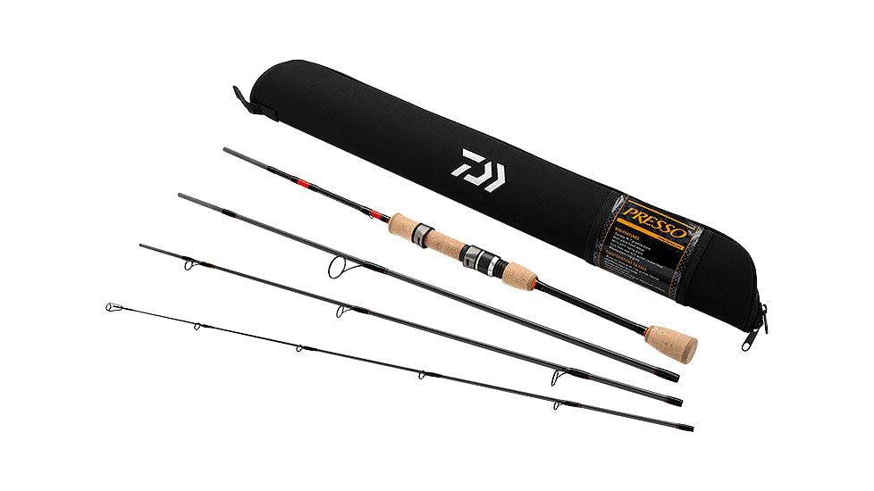 Daiwa Presso Ultra-Light Spinning Rod, 4ft, Ultra Light, Fast, 1 Piece, PSO401ULFS