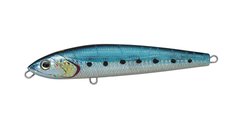 Daiwa Saltiga Dorado Slider Jerkbait Lure, 5.5in, 1 1/3oz, Skeleton Iwashi, SADS14F88-HT