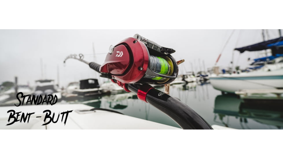 Daiwa Seaborg Dendoh Rod w/Adjustable Butt Swivel Top, 7ft, X Heavy, Regular, 1 Piece, SEABG70XHWT-SFSV