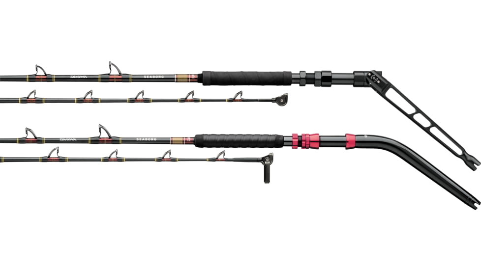 Daiwa Seaborg Dendoh Rod w/Adjustable Butt Swivel Top, 7ft, X Heavy, Regular, 1 Piece, SEABG70XHWT-SFSV