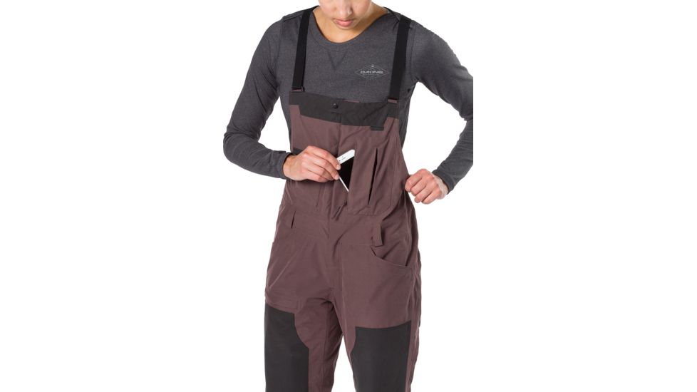 Dakine Brentwood Bib - Womens, Amethyst / Black, Extra Small, 10001964-A/BLK-91M-XS