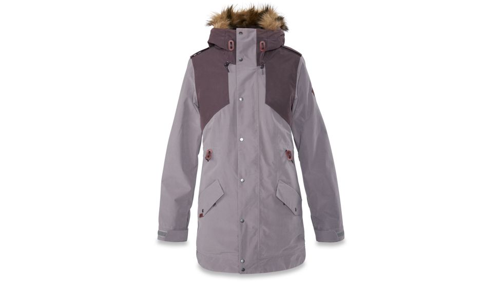 Dakine Brentwood Jacket - Womens, Shark / Amethyst, Large, 10001963-S/A-91M-L
