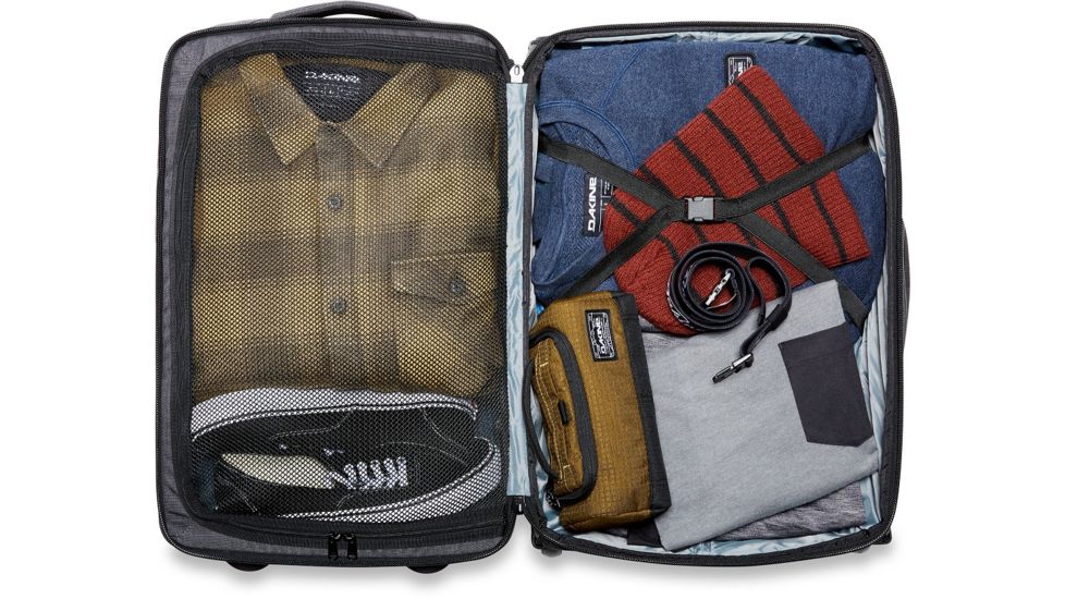 Dakine Carry On Roller 42L, Carbon, One Size, 10002058-CARBON-91M-OS