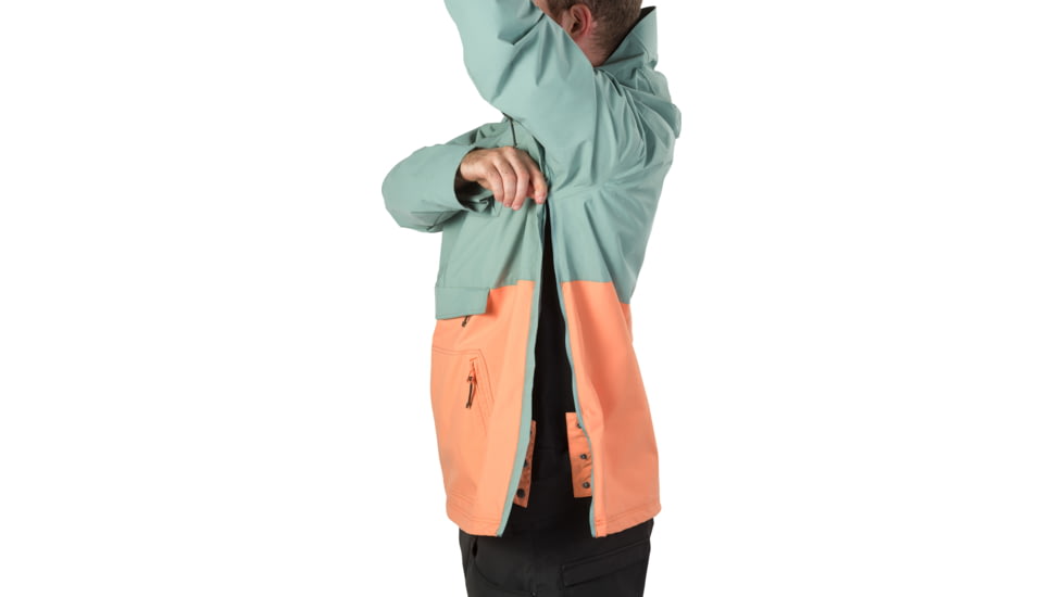 Dakine Clark Anorak - Mens, Coastal / Melon, 2XL, 10001959-C/ML-91M-XXL