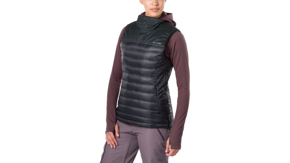 Dakine Deville Reversible Down Vest - Womens, Black, Medium, 10001971-BLACK-91M-M