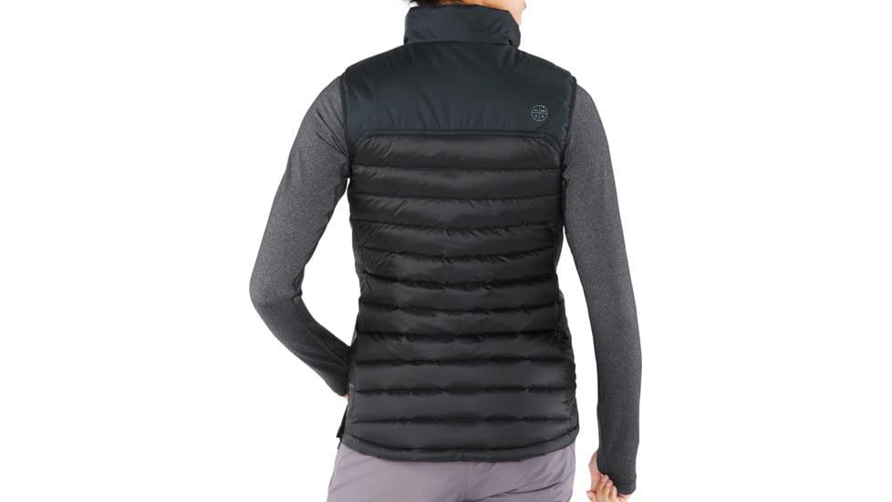 Dakine Deville Reversible Down Vest - Womens, Black, Medium, 10001971-BLACK-91M-M