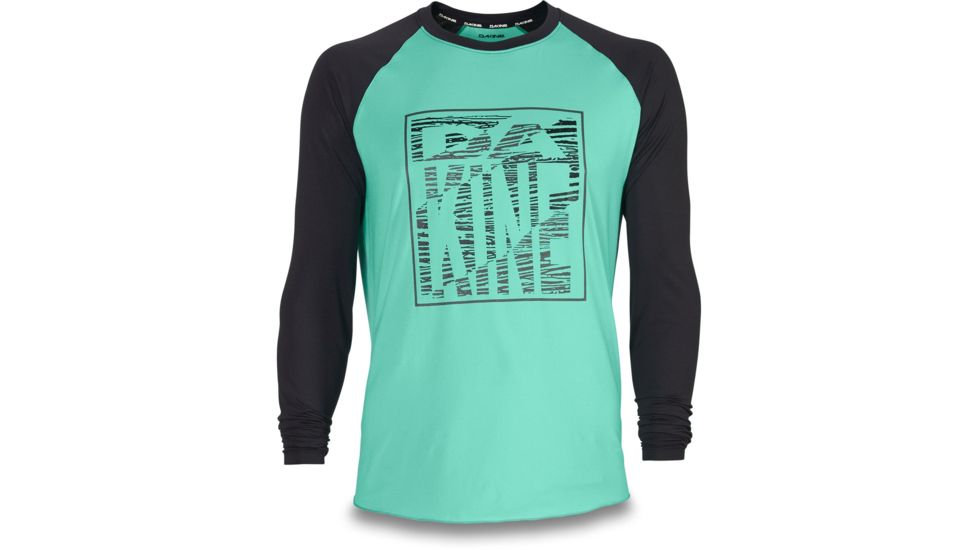 Dakine Dropout Long Sleeve Jersey - Mens, Electric Mint, Medium, 10002229-ELECTRICMN-M