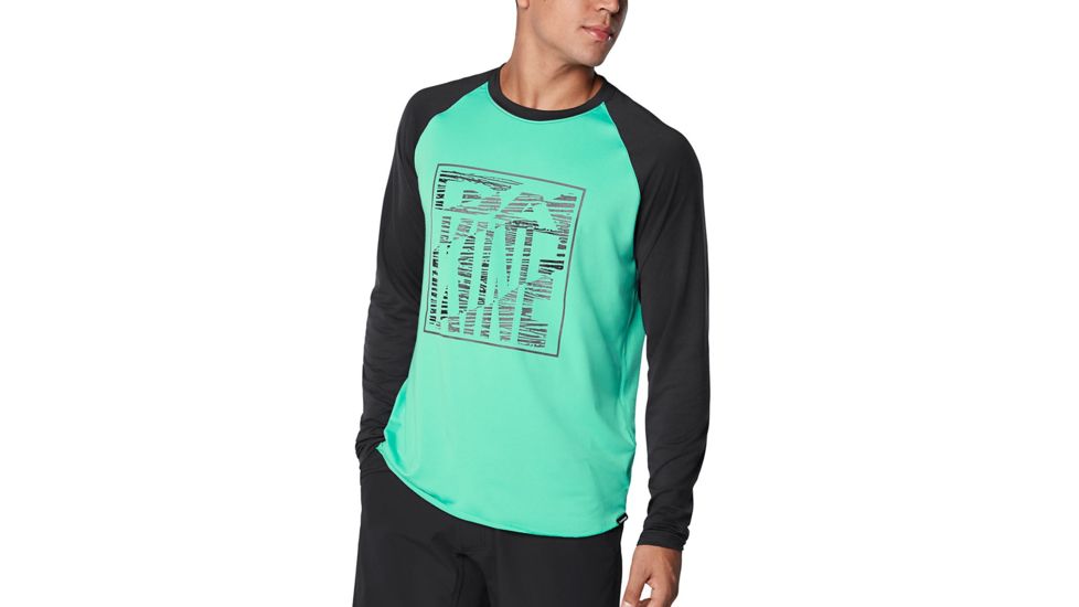 Dakine Dropout Long Sleeve Jersey - Mens, Electric Mint, Medium, 10002229-ELECTRICMN-M