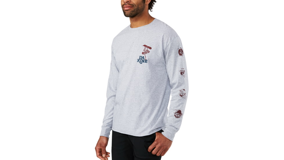 Dakine Evil Shred Long Sleeve - Mens, Grey Heather, Small, 10002126-GRYHEATHER-91M-S