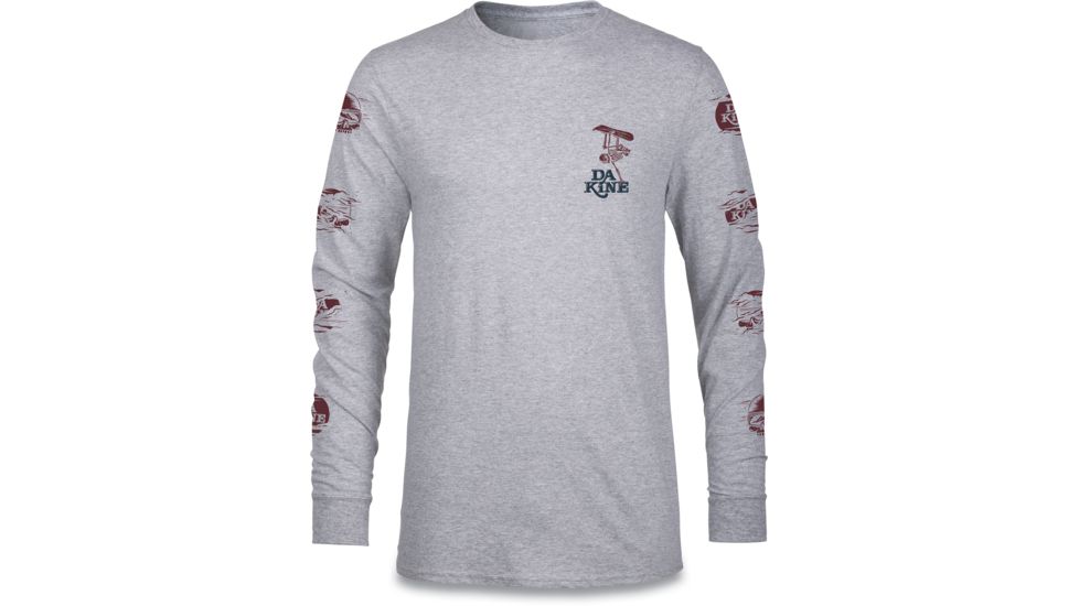 Dakine Evil Shred Long Sleeve - Mens, Grey Heather, Small, 10002126-GRYHEATHER-91M-S