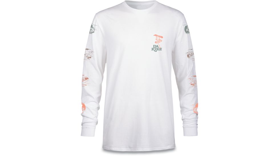 Dakine Evil Shred Long Sleeve - Mens, White, Extra Large, 10002126-WHITE-91M-XL