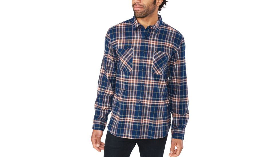 Dakine Franklin Flannel - Mens, Midnight / Picante, 2XL, 10001172-M-91M-XXL