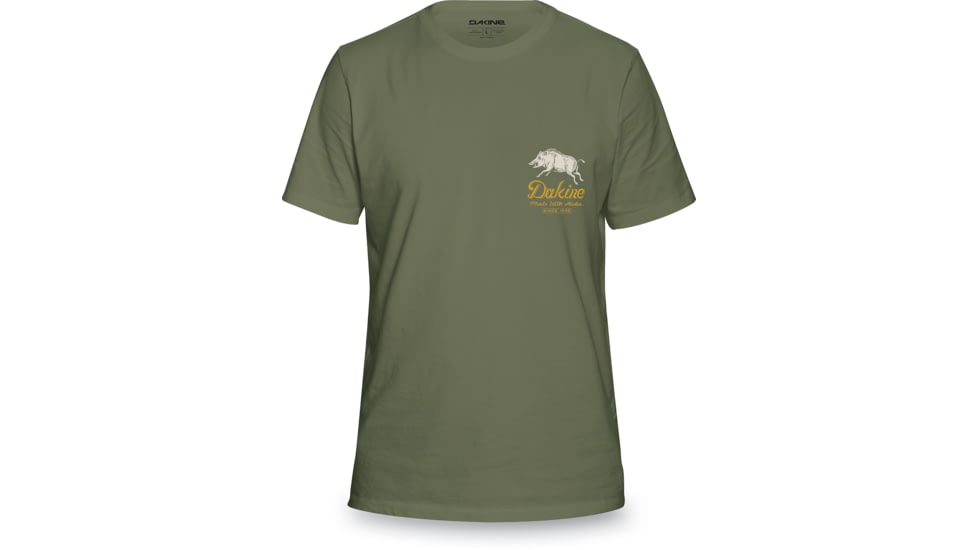 Dakine Full Boar T-Shirt - Mens, Army, Small, 10002129-ARMY-91M-S