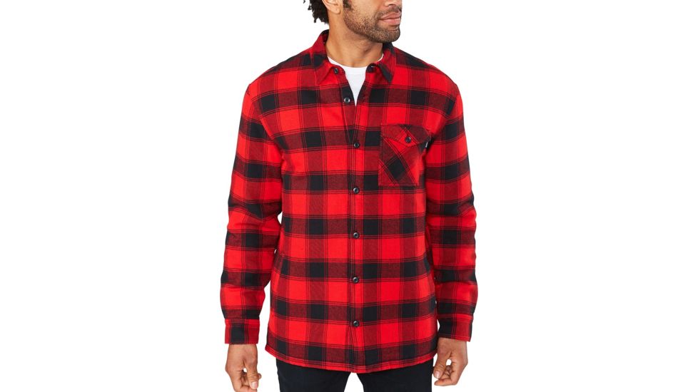 Dakine Hendrix Flannel Jacket - Mens, True Red, Large, 10001931-TRUERED-91M-L