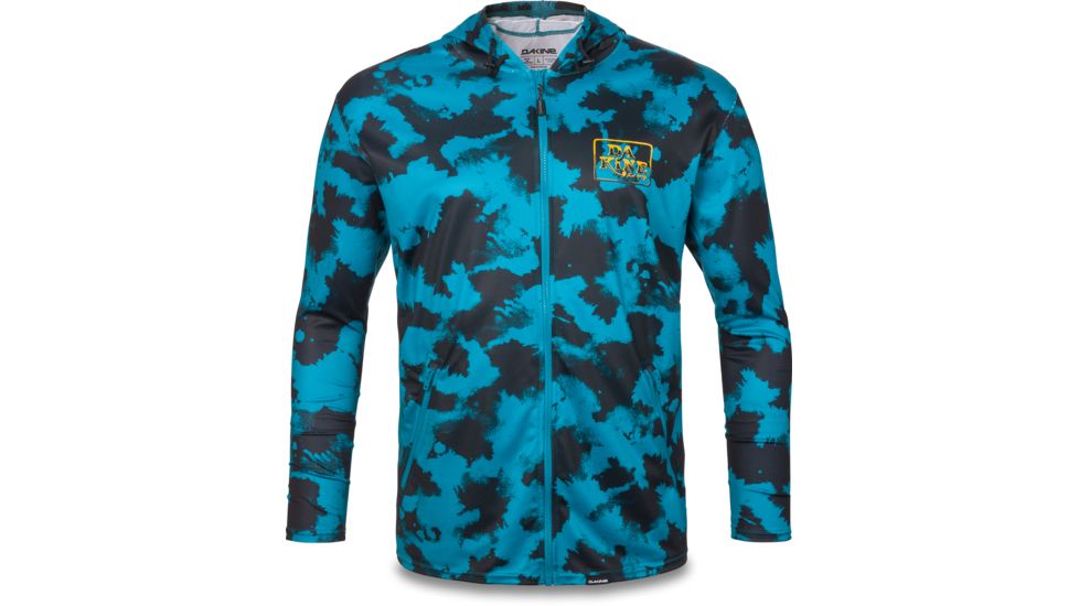Dakine Inlet Loose Fit Front Zip Hoodie Long Sleeve - Mens, Seaford Thrillium, Small, 10002284-SEAFORDTHM-S