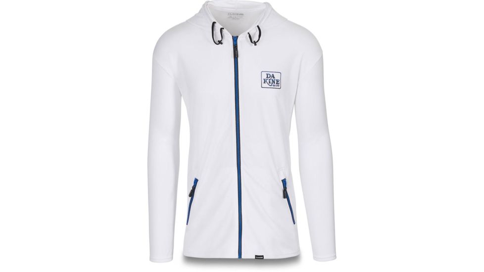 Dakine Inlet Loose Fit Front Zip Hoodie Long Sleeve - Mens, White, 2XL, 10002284-WHITE-XXL