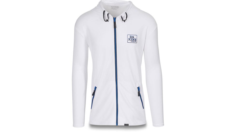 Dakine Inlet Loose Fit Front Zip Hoodie Long Sleeve - Mens, White, Extra Large, 10002284-WHITE-XL