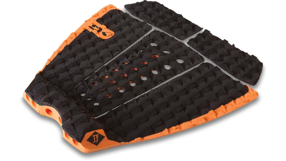Dakine John John Florence Pro Surf Traction Pad, Black / Orange, One Size, 10002289-BLK/ORANGE-91X
