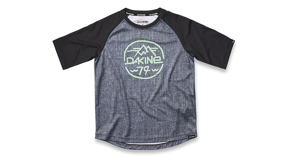Dakine KidS Dropout S-S Jersey, CARBON / BLACK, 6, 10001728-O/LK-6
