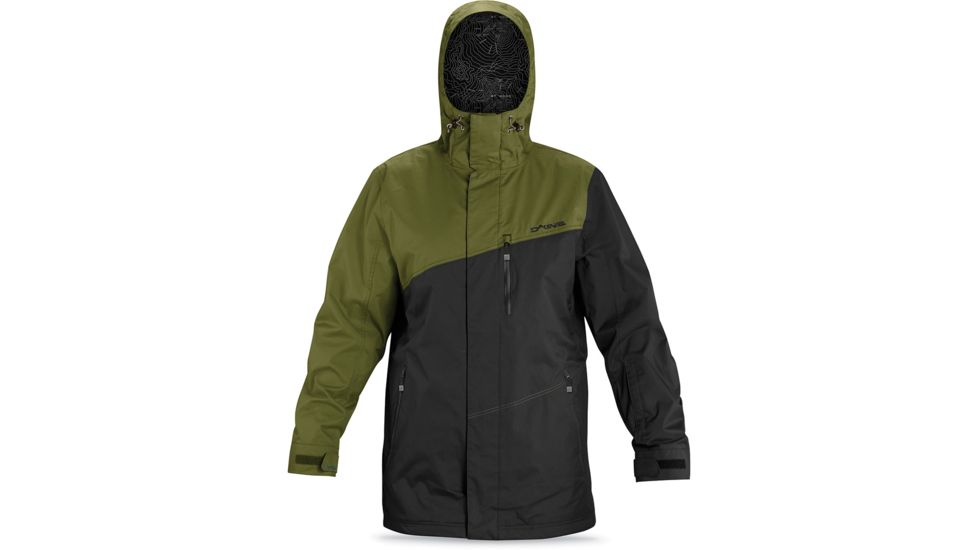 Dakine Ledge II Insulated Jacket - Men's-Black/Cypress-Large