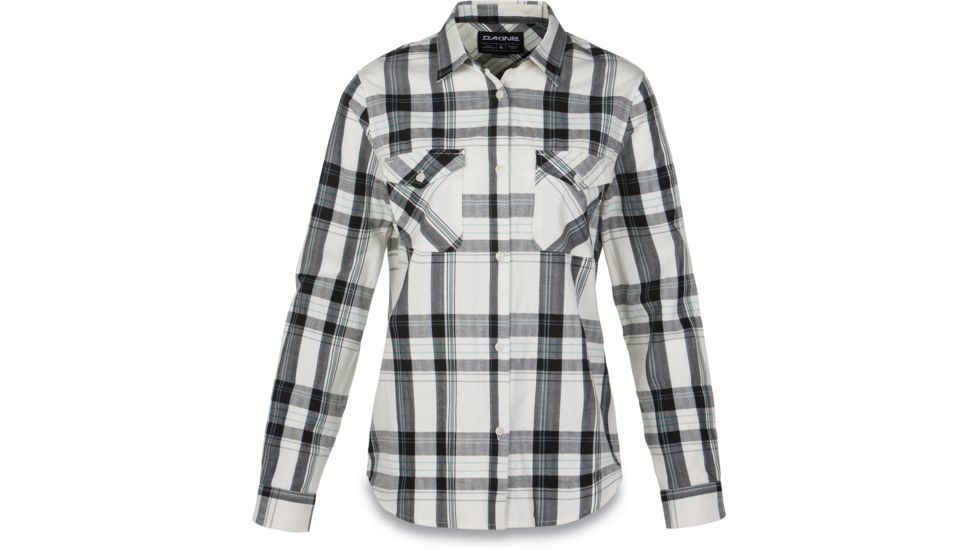 Dakine Nellie Boyfriend Flannel Shirt - Women's-Turtledove-Large