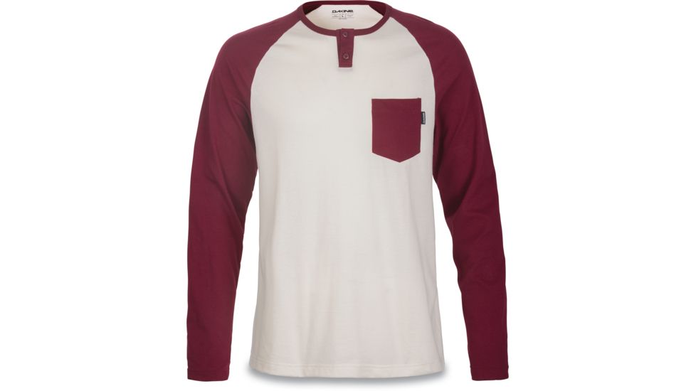 Dakine Phoenix Long Sleeve Henley - Men's-Rosewood-Medium