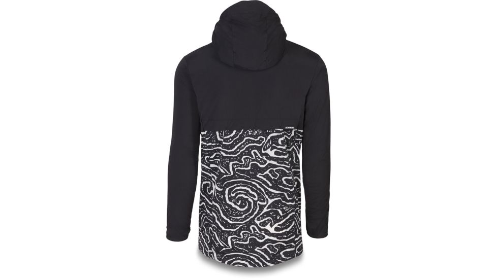 Dakine Reserve Windbreaker Jacket - Mens, Black / Lava Tubes, Small, 10002252-BLK/LAVATB-S