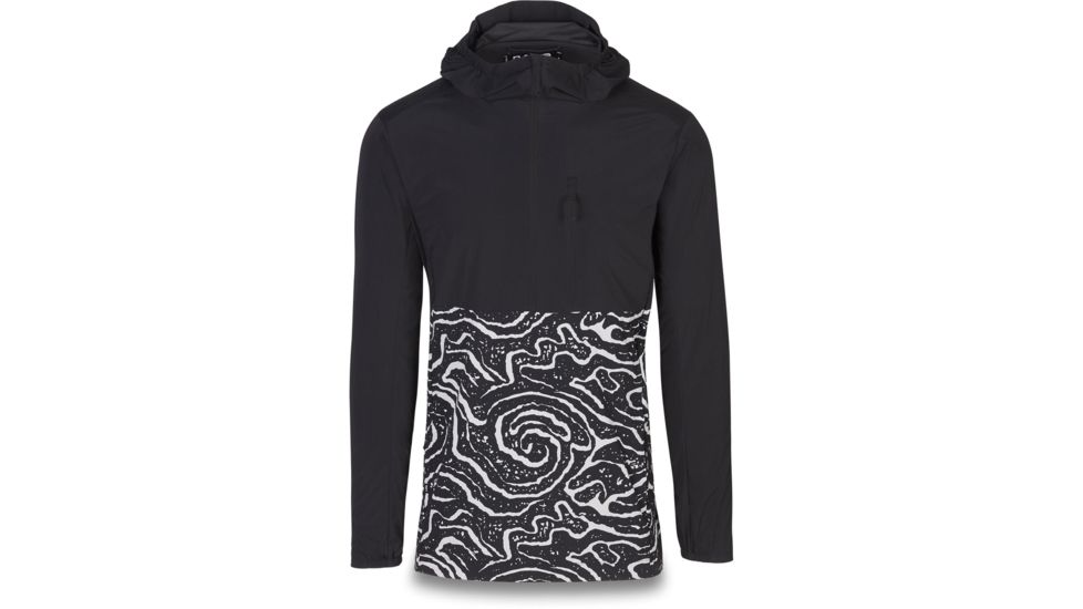 Dakine Reserve Windbreaker Jacket - Mens, Black / Lava Tubes, Small, 10002252-BLK/LAVATB-S