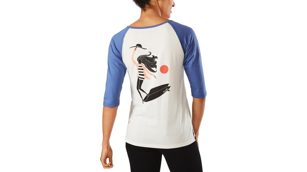 Dakine Rikki 3-4 Baseball Tee, HORIZON, XS, 10001628-OIZO-XS