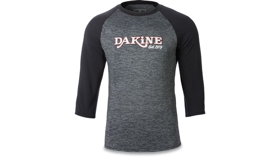 Dakine Roots Raglan Loose Fit 3-4 Sleeve, BLACK HEATHER, XL, 10001665-LKETE-XL